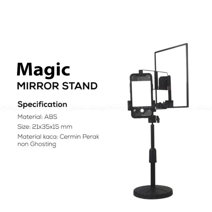 Lbagstore ขาตั้งกระจก HP Live Stream กล้องหลักที่วางโทรศัพท์ด้านหลังขาตั้งกล้องบันทึกวิดีโอกระจกสมาร์ทโฟนสะท้อน X6Z