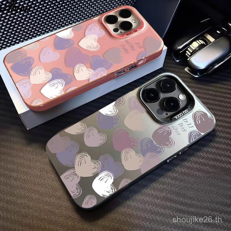 รักสร้างสรรค์กรณีโทรศัพท์สำหรับ iPhone 11 12 13 PRO MAX 14 15 7 8บวก SE 2020 XR x XS MAX ehzo