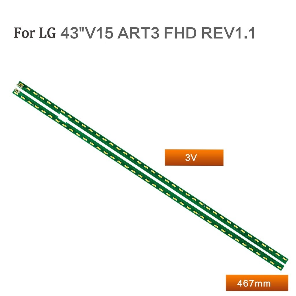 43 นิ้ว LED backlight strip สําหรับ LG 43lf540t.ats 43lf5400-ca LG43LX310C-CA LG 43se3kb LG43UF-6300