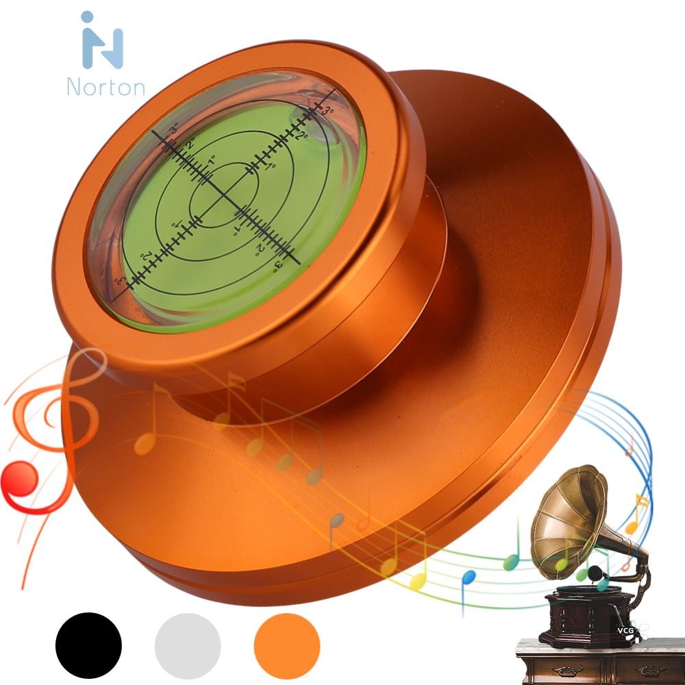 Lp Vinyl Record Stabilizer อลูมิเนียมไวนิล Turntable Weight Clamp พร้อมระดับ [Norton.th]