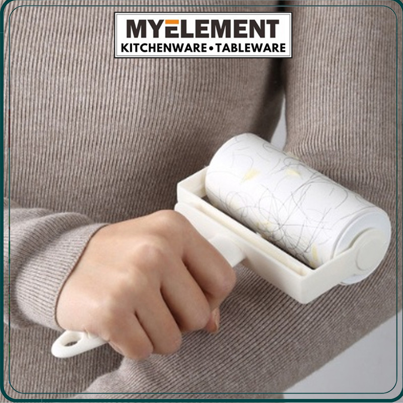Myelement 2roll 16 ซม. 60 แผ่น Lint Roller เติม, Super Sticky Roller สัตว์เลี้ยงผมเสื้อผ้า Roller Re