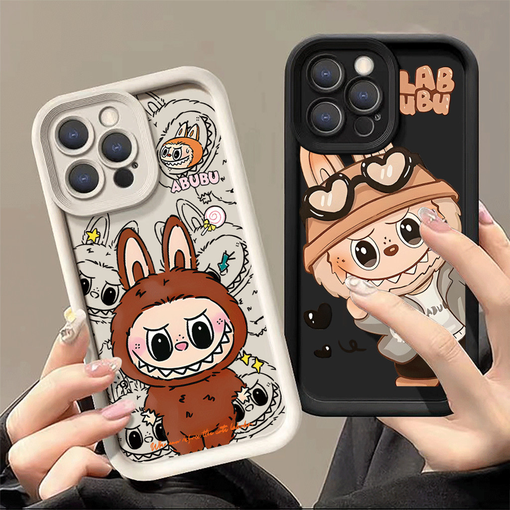 Ggirls Labubu Cut Soft Matte Case สําหรับ Realme 13 12 Pro Plus 12x 11x 11 10 10t 5G 13Pro+ 12+ 13+