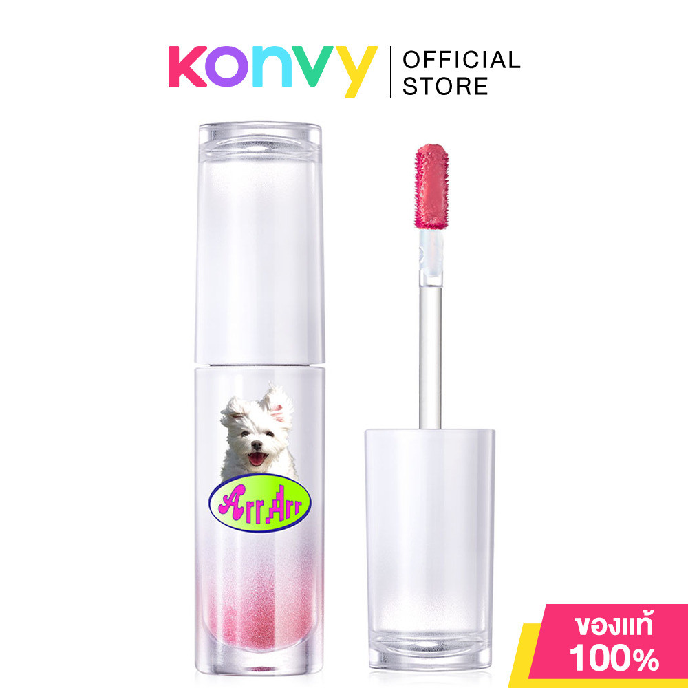 Peripera Ink Mood Glowy Tint Set 4g #16 Cerise Pink เพอริ เพอร่า ลิปทินท์โกลว์ปากฉ่ำ มาในคอลเลคชั่นน้องหมาสุดคิ้วท์.