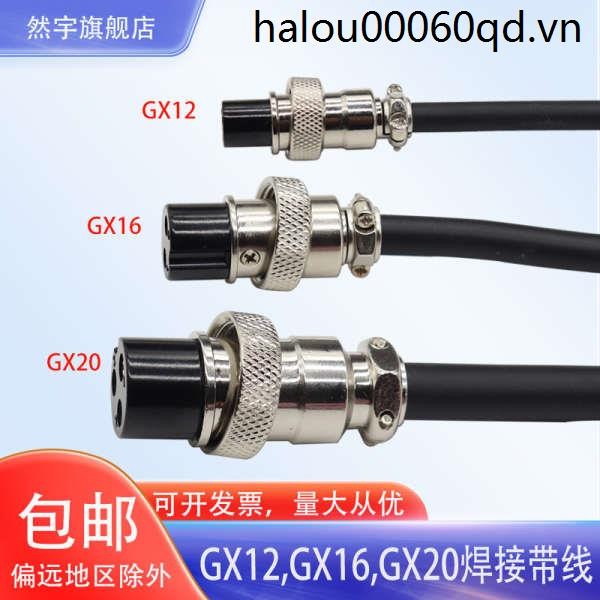 · Bán ng ng  y · การประมวลผลการเชื่อม GX12 GX16 GX20 พร้อมขั้วต่อสายไฟ 2P Pin 5 Pin 8 Pin Cable Conn