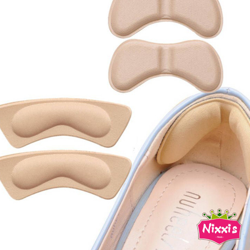 NIS แผ่นกันกัด  แผ่นกันรองเท้ากัด เนื้อนิ่ม ช่วยแก้รองเท้าหลวม 1 แพค ต่อ คู่  Sponge heel pad