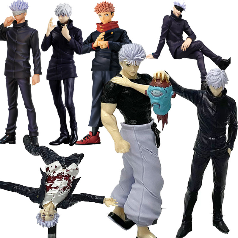 Satoru Gojo Action Figure Jujutsu Kaisen Itadori Yuji Inumaki Toge รูปของเล่น