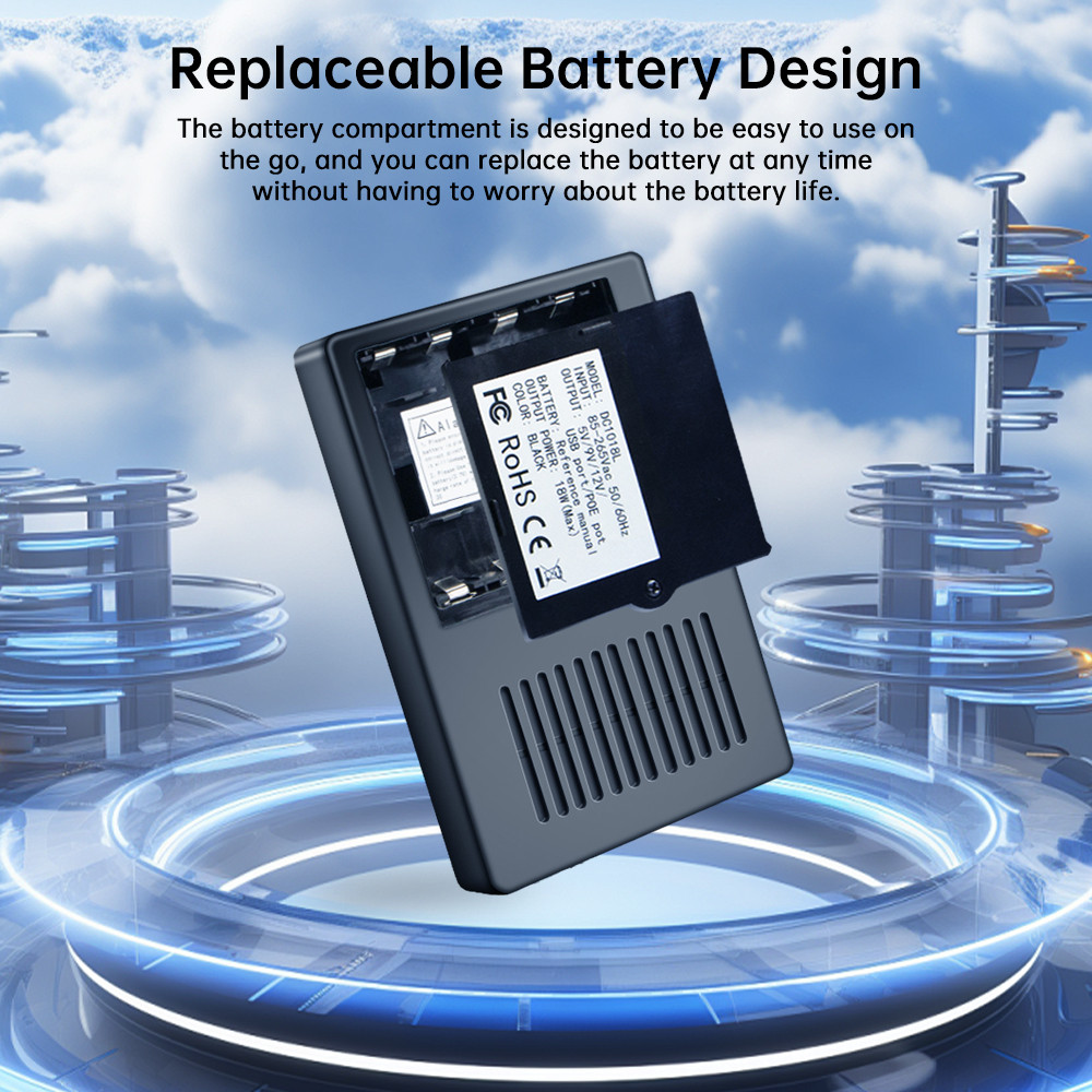 DIYMORE 1018L เครื่องสํารองไฟ DC แหล่งจ่ายไฟสํารอง UPS Power Router Optical Cat อะแดปเตอร์ในตัว 5V/9V/12V/15V/24V