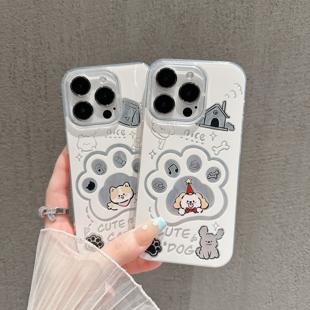 เคสโทรศัพท์ที่เข้ากันได้ iPhone 16 Pro Max iPhone 15 Pro Max iPhone 13 iPhone 11 เคสโทรศัพท์นุ่มน่ารัก YSIMD128&129