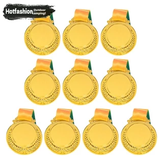 10ชิ้นทอง/เงิน/เข็มกลัดเหรียญรางวัลเหรียญโลหะชนะเหรียญสําหรับเกมกีฬา