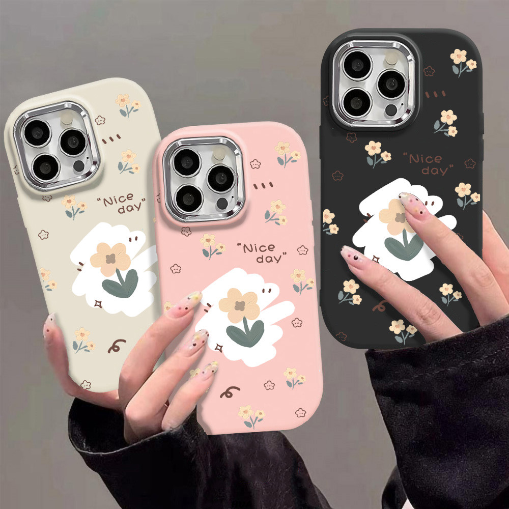 สําหรับเคสโทรศัพท์ Samsung A06 A56 A55 A16 A05S A36 A26 A05 A14 A35 A54 5G A15 A12 4G 5G A34 A24 A25 A04S A125 Flower