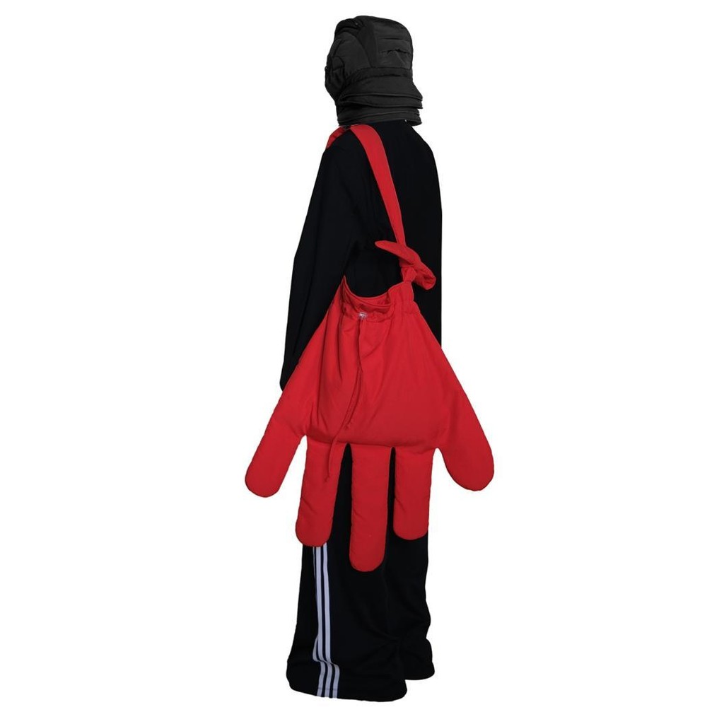 กระเป๋าสะพาย Old Reissue Red Nylon Tooling Large Gloves Crossbody Bag Shoulder Bag