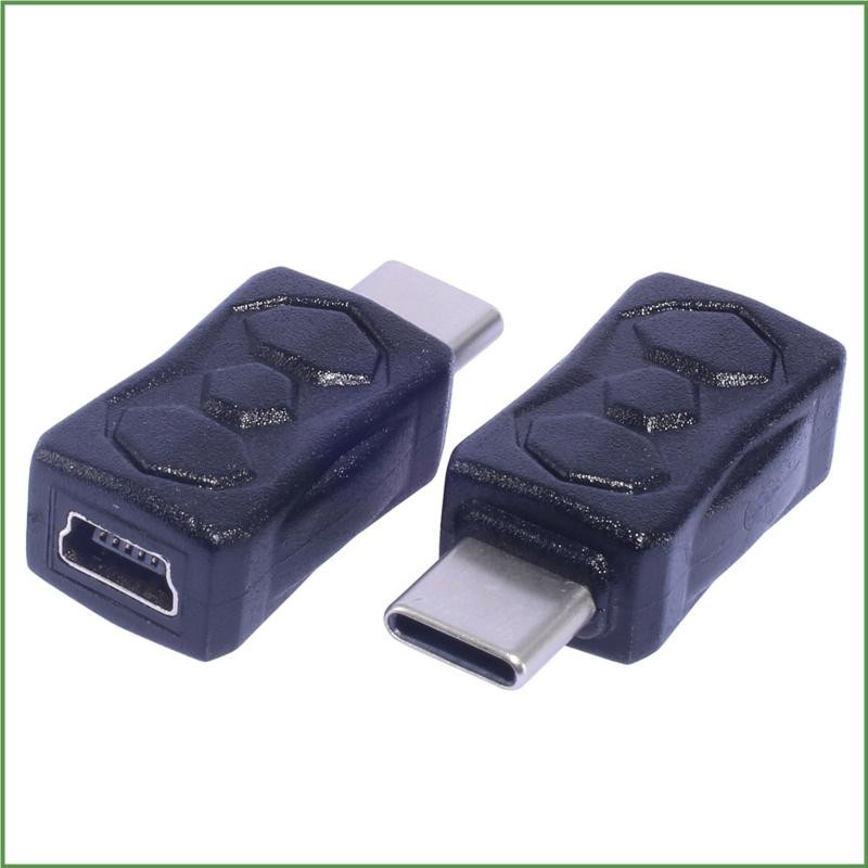 Bon Universal สมาร์ทโฟนแท็บเล็ตอะแดปเตอร์ Mini USB Female to Type C Male Converter