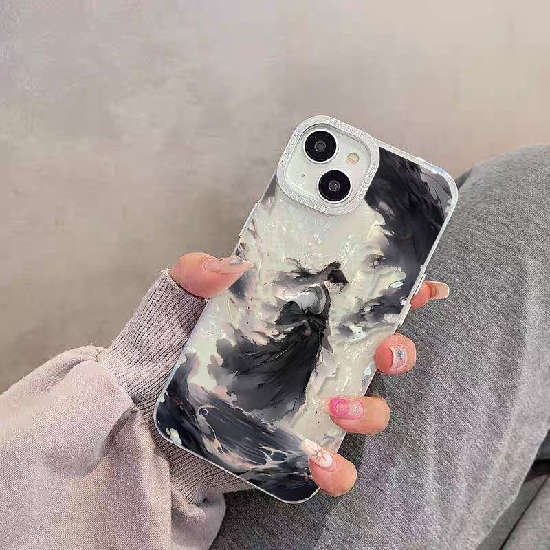 GOOD เคสโทรศัพท์ เคสขนนก แบบนิ่ม สำหรับรุ่น 15 14 13 13PRO 13PROMAX 12 Pro Max 11 8plus 7plus 7 XR X XS Max SE 11Pro