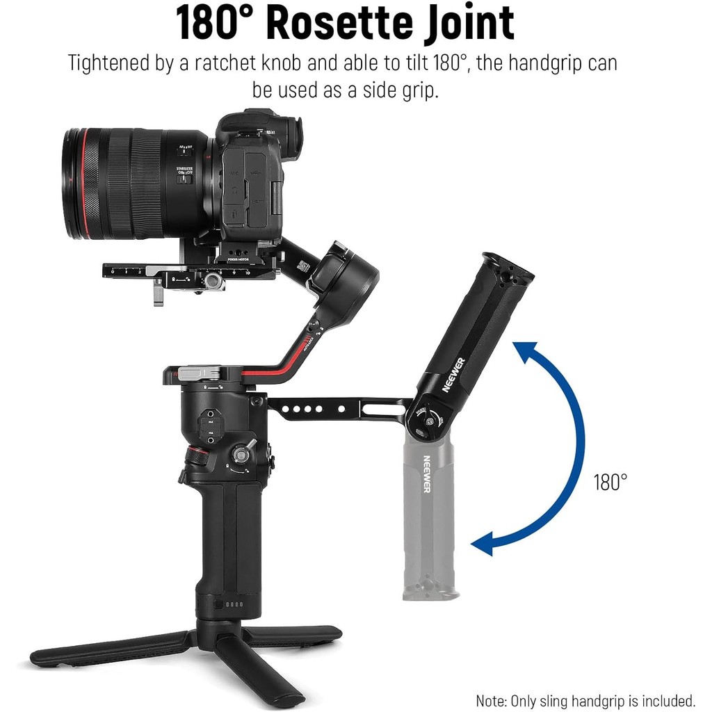 Needer ST49 ด้ามจับสลิงแบบปรับได้สําหรับ DJI RS 2 RSC 2 RS 3 RS 3 Pro