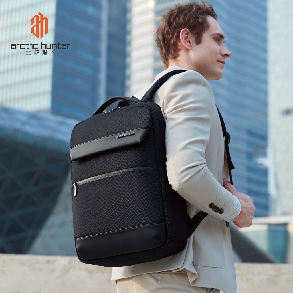 รุ่นใหม่ล่าสุด✨ Arctic Hunter Backpack B00671 กระเป๋าเป้สะพายหลัง กระเป๋าโน้ตบุ๊ค ผ้ากันน้ำ