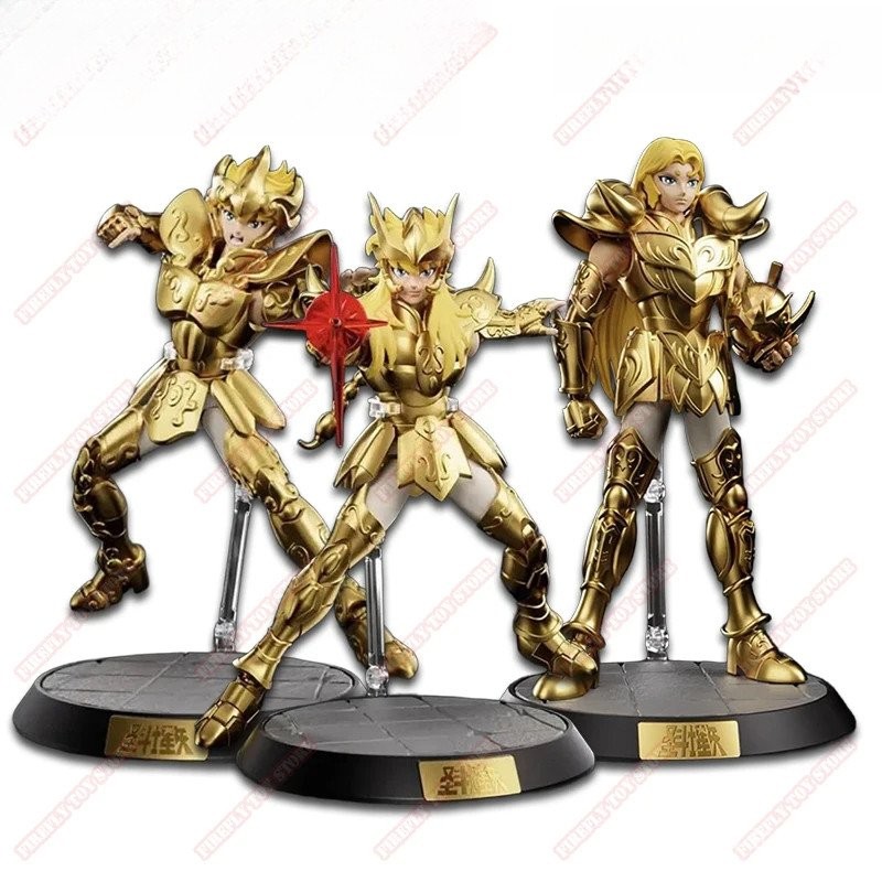 Saint Seiya Animation อุปกรณ์ต่อพ่วงของเล่น CHAMPION Class glod ผ้า Mu Miro aiolia movable รุ่น FIGURE Collection js9k