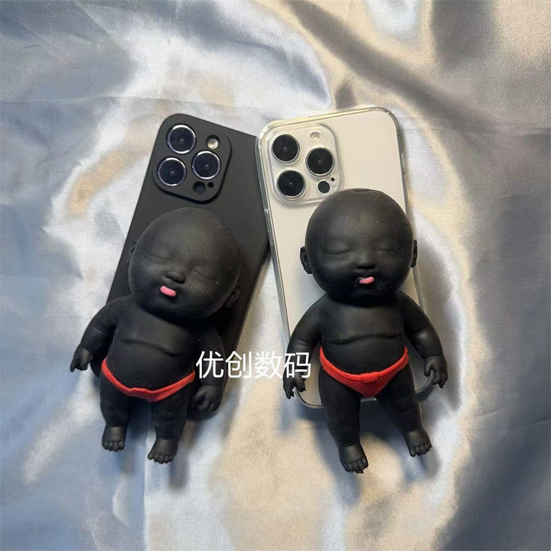 Iphone 16ProMax จําลอง Spoof Super Black ตุ๊กตาเหมาะสําหรับ Iphone 11 13 12 15 14 เคสโทรศัพท์ 11ProMax XR x/xs XSMAX Soft Apple 12ProMax 13Promax 15ProMax 14ProMax 7Plus 8Plus 6/6S 7/8/se2020 15pro