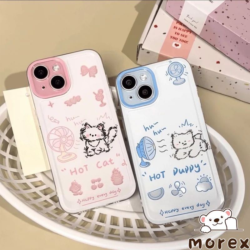 แฟนน่ารักลูกแมวลูกหมากุทัณฑ์ เคส Redmi 9A 12C 13C 12 9T 9 10C 9C 13 11 10A NFC A19 A2 11S 12 8 10 Pro POCO M3ปิดบัง