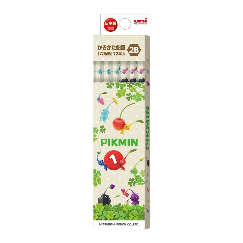 Mitsubishi Pencil Pencil Pikmin 2B 1 Dozen Paper Box K56522B