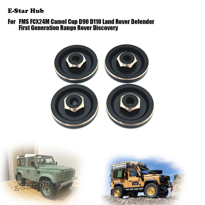 เพลาหน้าและหลัง Counterweight FMS FCX24M Camel Cup D90 D110 Land Rover Defender Discovered Rc Model 