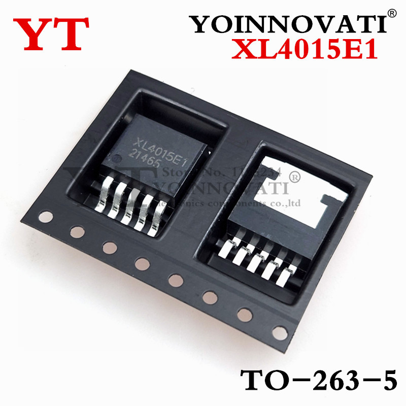 5 ชิ้น/ล็อต XL4015E1 XL4015 4015 Step-down dc power converter ชิป TO-263 คุณภาพดีที่สุด