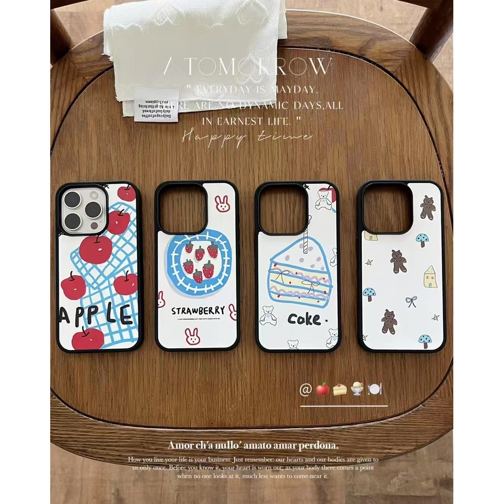 Insสไตล์iPhoneสําหรับiPhone13 13pro 13promax 14 14proปลอกน่ารัก14Promax 15 15pro 15promax 16pro 16pr