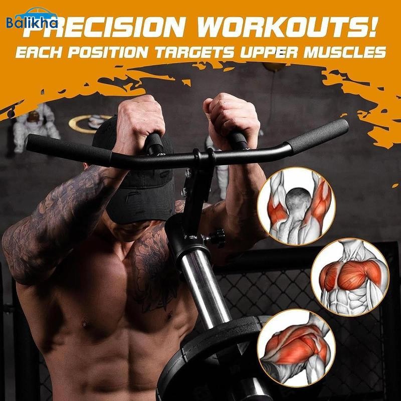 [บาลิข่า] T Bar Row Workouts Platform Straight Grip สําหรับ Barbell เสริมสร้างการดึงหลัง Deadlift St