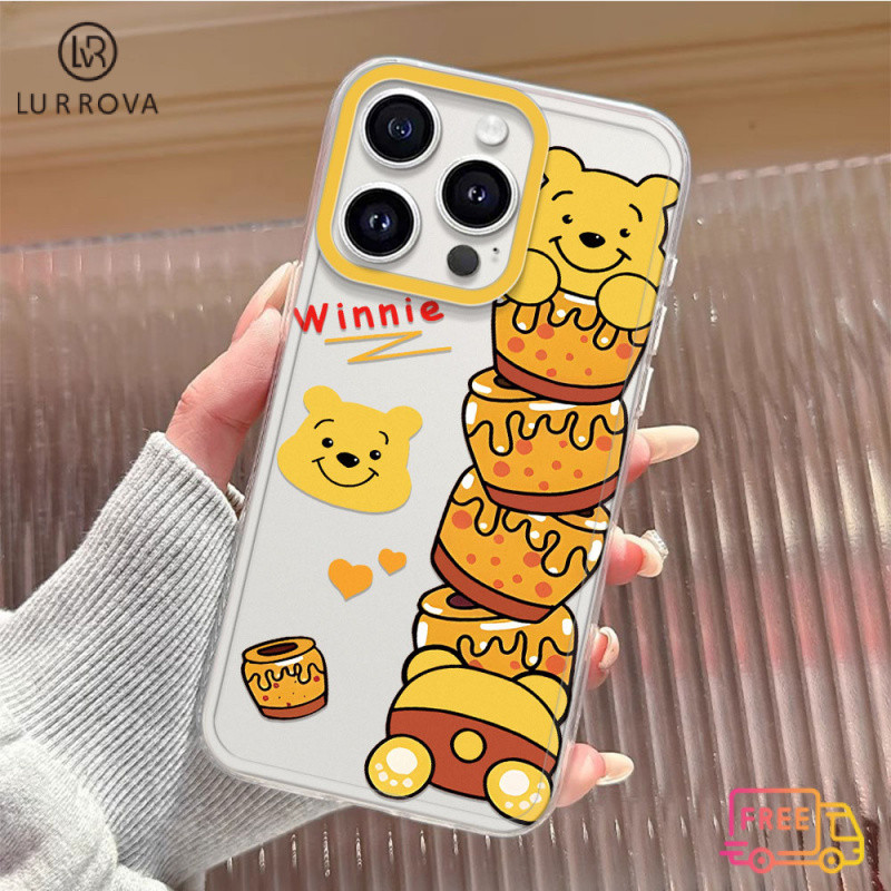 เคสสำหรับ OPPO Reno 13F 5G Reno 13 5G Reno 13 Pro 5G A3 A3X A3 Pro V50 Y04 Y29 เคสโทรศัพท์ TPU กันกระแทกลายการ์ตูนวินนี่เดอะพูห์ - รูปที่ 2