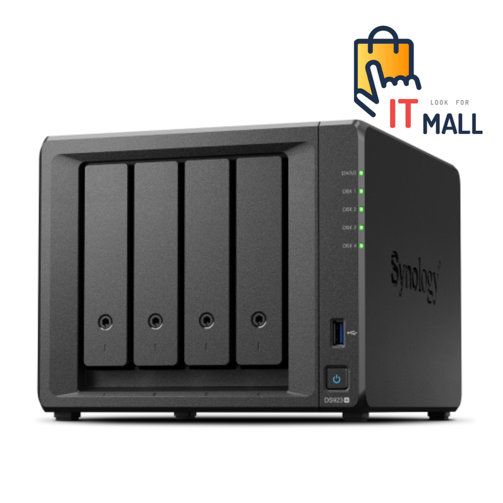 SYNOLOGY DiskStation DS923PLUS (SNG-DS923PLUS) (แพลตฟอร์มพื้นที่จัดเก็บข้อมูล)