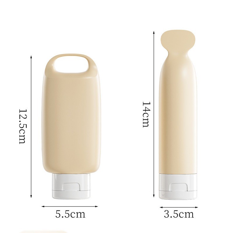 พร้อมส่งค่ะ🌟ขวดเดินทางแบบพกพา 3PCS ชุดขวดรีฟิล 60-100ML ทำจากซิลิโคนคุณภาพสูง สำหรับใส่โลชั่น