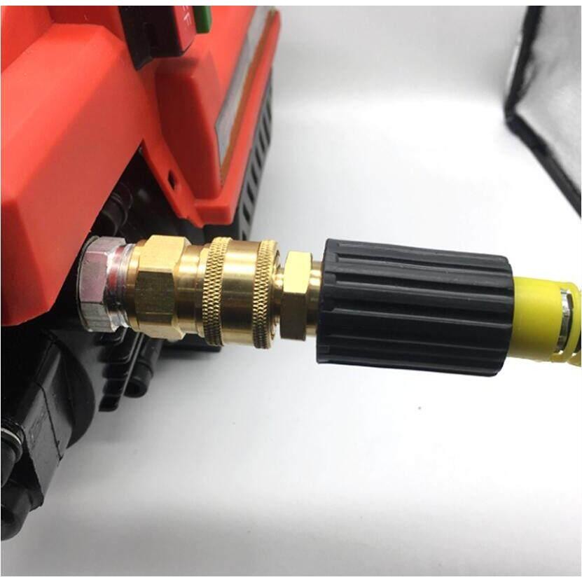 【มีสินค้า มีอยู่ในสต็อก】2PCS  คอปเปอร์หน้าปั้ม-คอปเปอร์สำหรับเครื่องฉีดน้ำแรงดันสูง-ข้อต่อทองเหลือง-