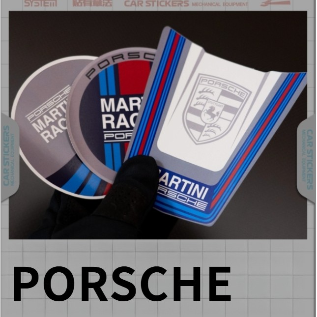 PORSCHE racing stickers, 911, 718, Cayman car stickers, Panamera, Cayenne car window decoration stic