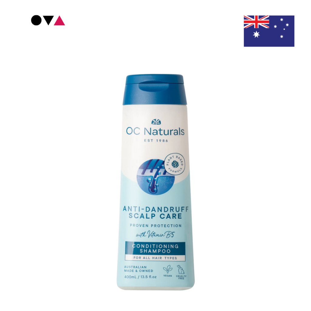 OC Naturals Scalp Care Anti-Dandruff Conditioning Shampoo 400ml. แชมพูสูตรดูแลหนังศีรษะ ป้องกันรังแค