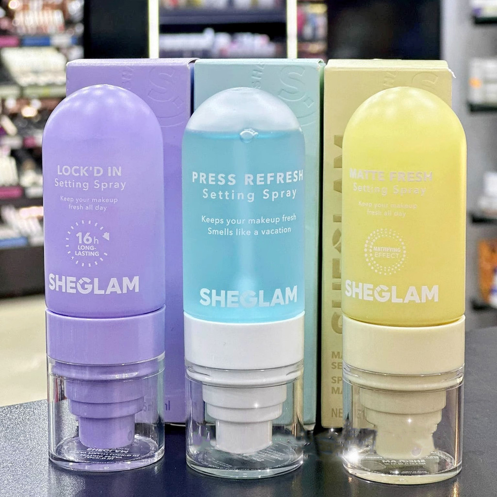 [Qianqian Skin Care~] sheglam Makeup Fixing Spray No Sticking Powder Long-Lasting Makeup Fixing Spra