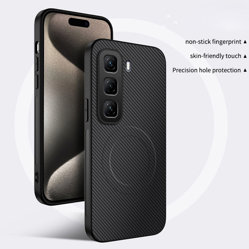 สําหรับ Infinix Hot 50 Pro + 40 X6880 X6881 X6720 X6836 X6837 กันกระแทกหรูหรา Matte Case ไร้สายชาร์จ