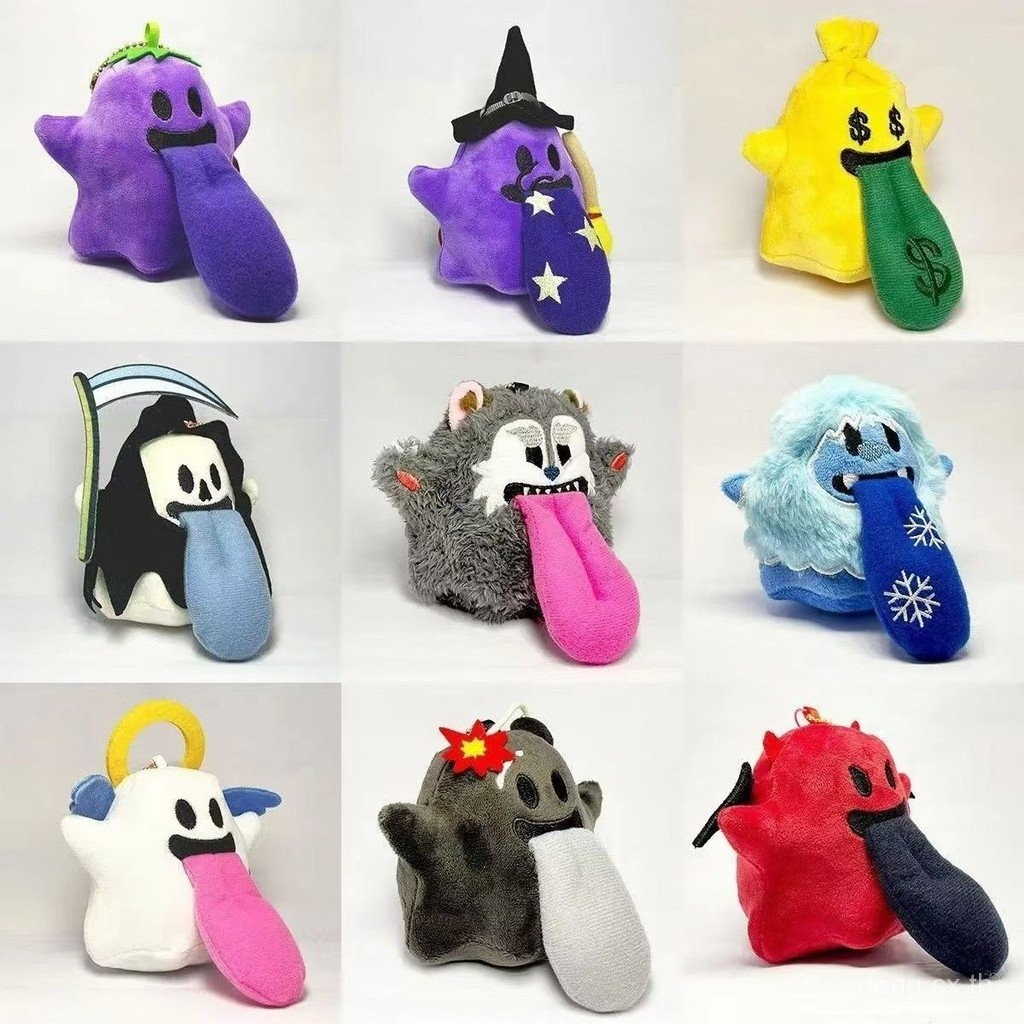 ตุ๊กตาพวงกุญแจ ZRO2 ยี่ห้อ GRAF BooGhost Cute Ghost.0 Burger Volcano Angel ตุ๊กตาผ้าพันคอ ที่แขวนกระ