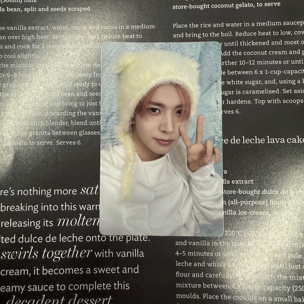 ของแท้ Enhypen Photocard Li Xicheng HEESEUNG หมวกหิมะน้องสาวปกติวินาที Successory wvs การ์ดพิเศษ Li 