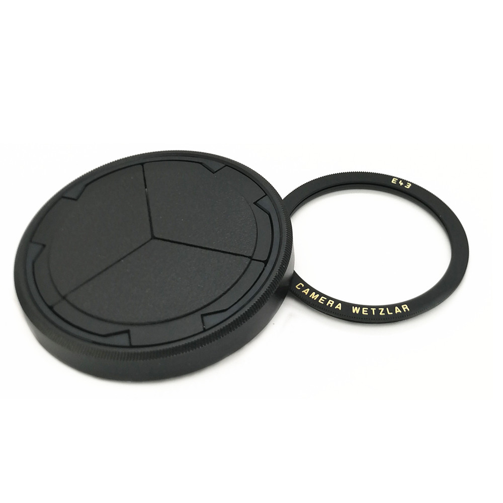 ฝาครอบเลนส์อัตโนมัติ + ฟิลเตอร์เลนส์ UV สําหรับ Leica D-LUX7 D-LUX8 DLUX7 DLUX8 D LUX7 LUX8 D-LUX 7 