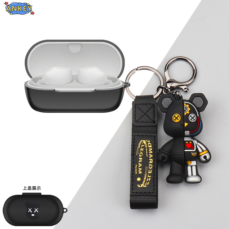 for Sony WF-C710N Case Protective Silicone Cute Cartoon Covers WFC710N C710N Wireless Earbuds Shell 