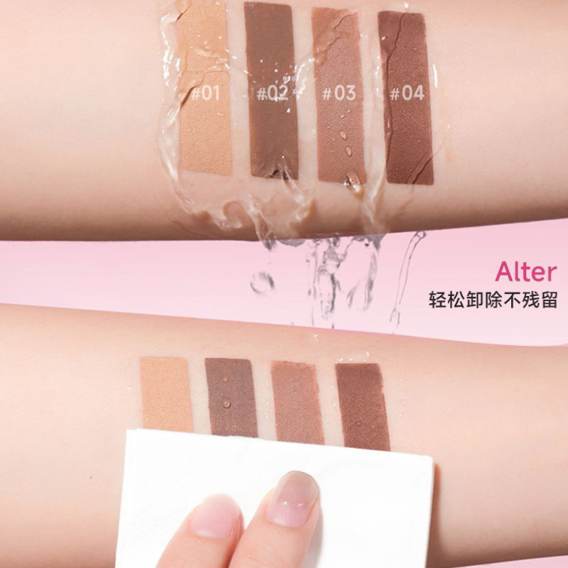 ROCK SWEET ครีมย้อมคิ้ว ธรรมชาติ สามมิติ กันน้ำ กันเหงื่อ ติดทนนาน - รูปที่ 5