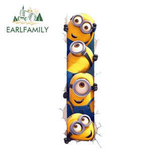 EARLFAMILY Minions Tear อะนิเมะสติกเกอร์รถบุคลิกภาพ Scratch-…