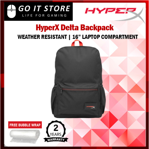 HYPERX DELTA GAMING 16" BACKPACK (สีดํา) (8C524AA)