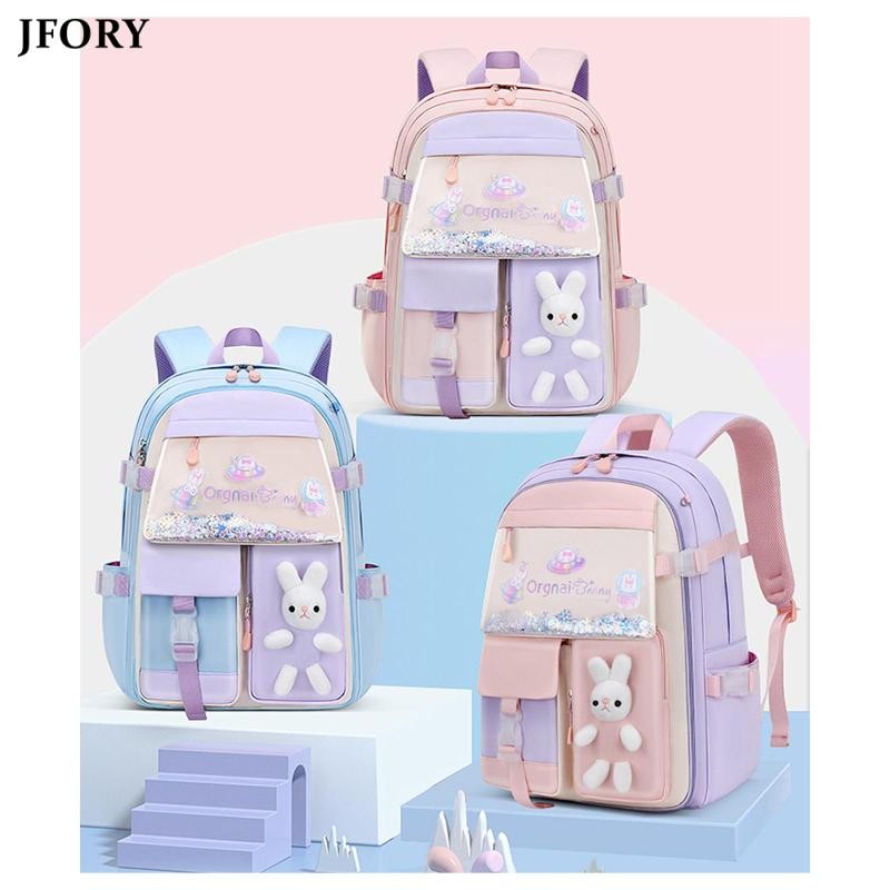 Jfory Kids Backpack Water Resistance Knapsack Girls Backpack School Bags Casual Daypack Shoulder Bag for Hiking, Travel,