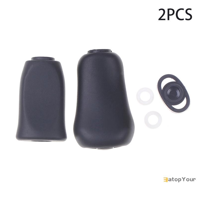 EatopYour] 2 ชิ้นรอกตกปลาจับลูกบิดวัสดุยางลูกบิด PC อุปกรณ์เสริมรอกตกปลา DIY อุปกรณ์เสริมใหม่