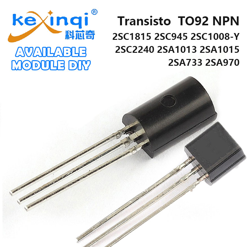 (50 ชิ้น) 2SC1815 NPN Power ทรานซิสเตอร์ C945 C1008 C2240 A1013 A1015 A733 A970 TO92