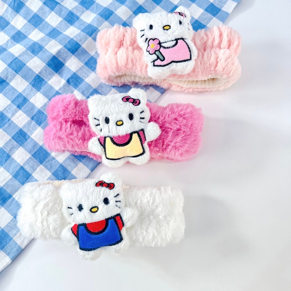 ผ้าคาดผมลายคิตตี้ มีให้เลือกหลายสีพร้อมส่ง จากไทย
