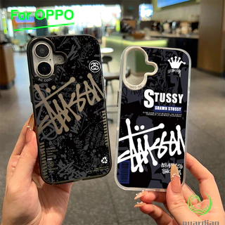 For เคสโทรศัพท์ OPPO A3 A3X A60 5G A9 A18 แบรนด์สตัซซี่ A38 A15 A15s A60 A35 A17 A17K A79 5G OPPOA57 4G A55 A77