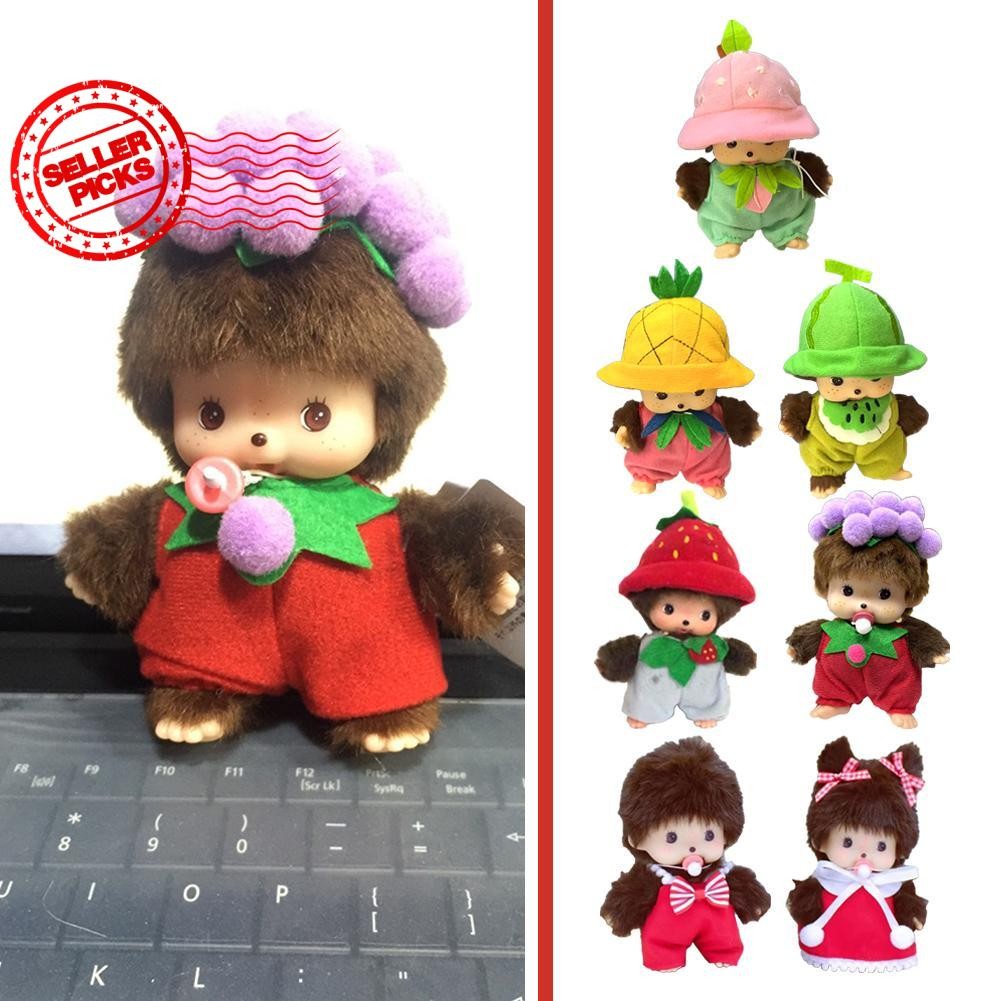 Monchhichi 15/20 ซม.ของเล่นตุ๊กตาไวนิล Dress-up ตุ๊กตานั่ง Plush Standing Soothing Series น่ารัก B1b0