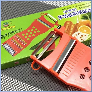 มีดปอกผลไม้ ที่ขูดมะละกอ เครื่องตัดผักเอนกประสงค์ แบบหนา 5in1 พร้อมส่ง veggie chopper