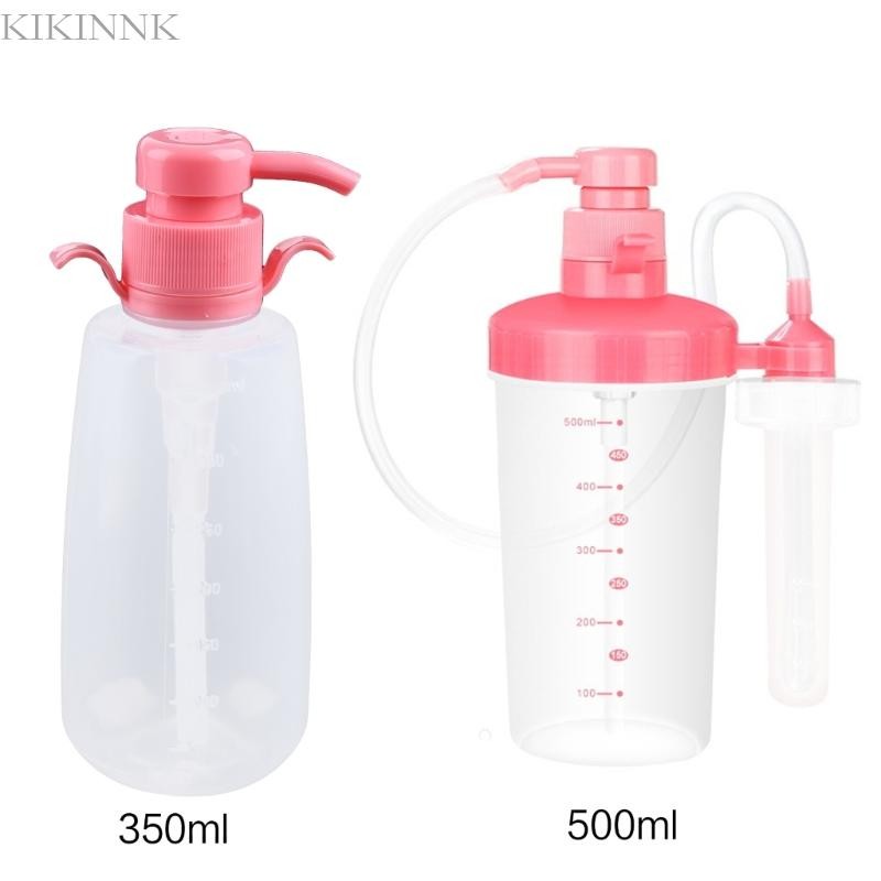 Kikin เครื่องชลประทานช่องคลอด Douche ขวดความดันด้วยตนเอง Enemas อุปกรณ์ซักผ้า